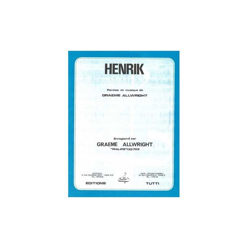 Partition HENRIK Graeme ALLWRIGHT