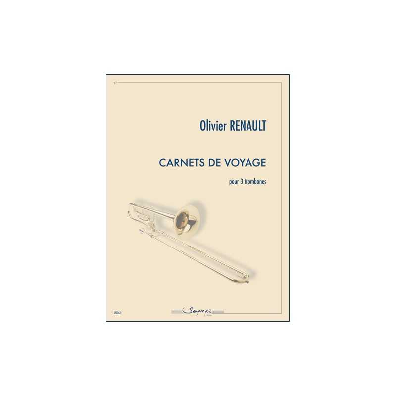 Sheet music CARNETS DE VOYAGE Olivier Renault
