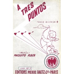 Partition A TRES PUNTOS Paquito ROCA