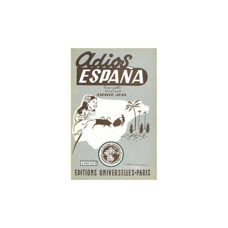 Partition ADIOS ESPANA Amalio JUAN