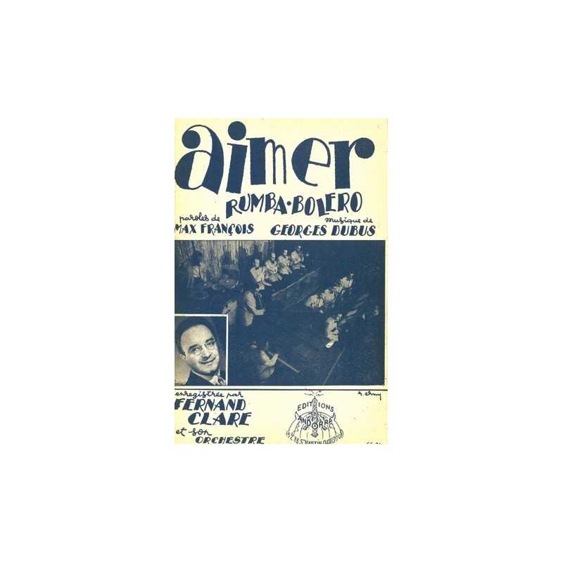 Partition AIMER Fernand CLARE