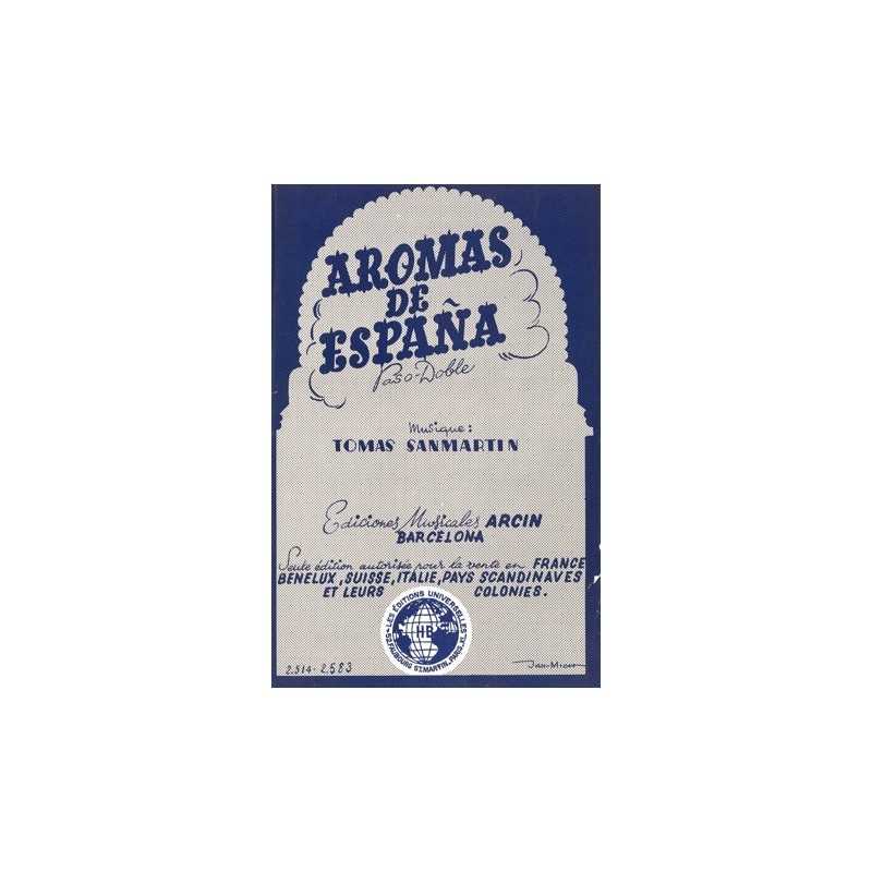 Partition AROMAS DE ESPANA