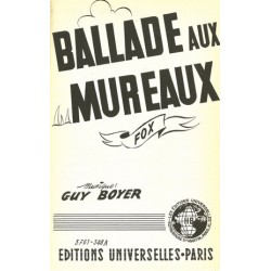 Partition BALLADE AUX MUREAUX Guy BOYER
