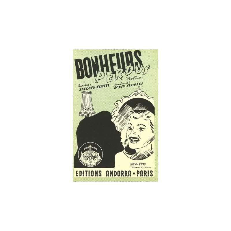 Partition BONHEURS PERDUS