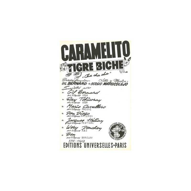 Partition CARAMELITO (Tigre Biche) Jacques HELIAN