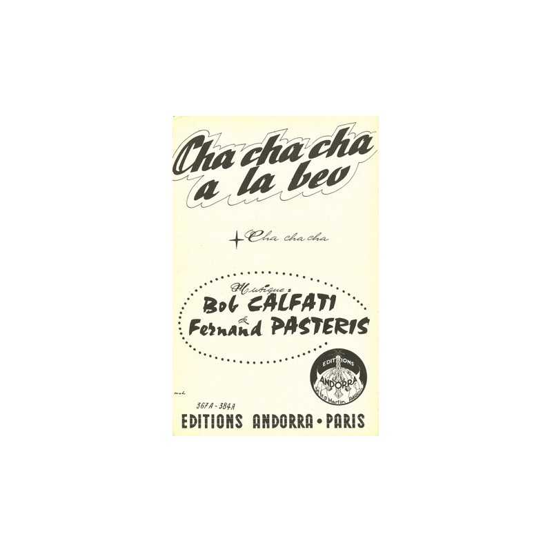 Partition CHA CHA CHA A LA BEO