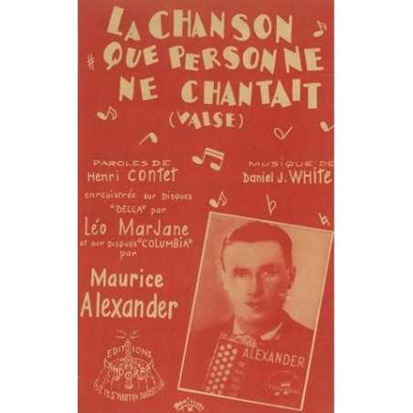LA CHANSON QUE PERSONNE NE CHANTAIT - CHANSON DU SOIR