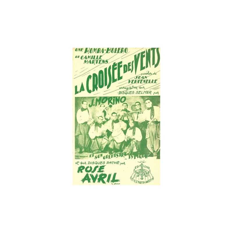 Partition LA CROISEE DES VENTS Rose AVRIL
