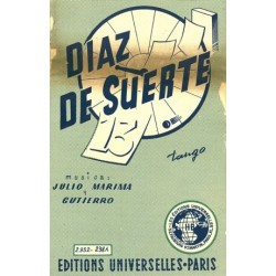 Partition DIAZ DE SUERTE