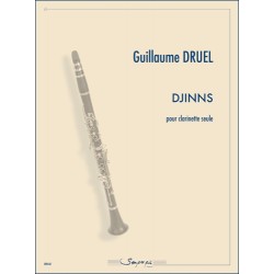 Sheet music DJINNS Guillaume Druel
