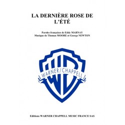 Sheet music LA DERNIÈRE ROSE DE L'ÉTÉ (THE LAST ROSE OF SUMMER) Nana Mouskouri pdf