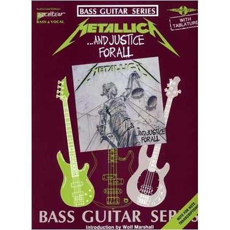 METALLICA ...AND JUSTICE FOR ALL (BASS TAB)