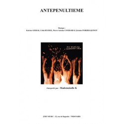 Partition ANTEPENULTIEME Mademoiselle K