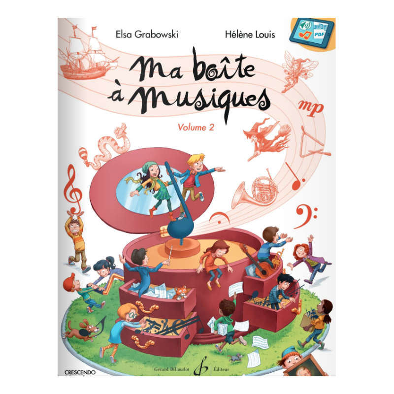 Partition MA BOÎTE À MUSIQUES VOL.2 Elsa Grabowski et Hélène Louis