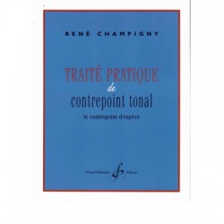 Sheet music TRAITÉ PRATIQUE DE CONTREPOINT TONAL René Champigny