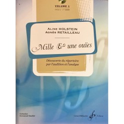 Sheet music MILLE ET UNE OUÏES VOL.1 Aline Holstein Agnès Retailleau