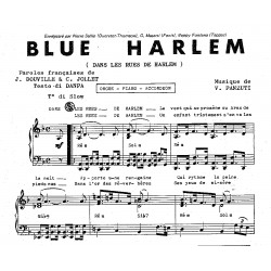 Sheet music BLUE HARLEM