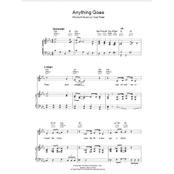 Partition ANYTHING GOES Cole Porter