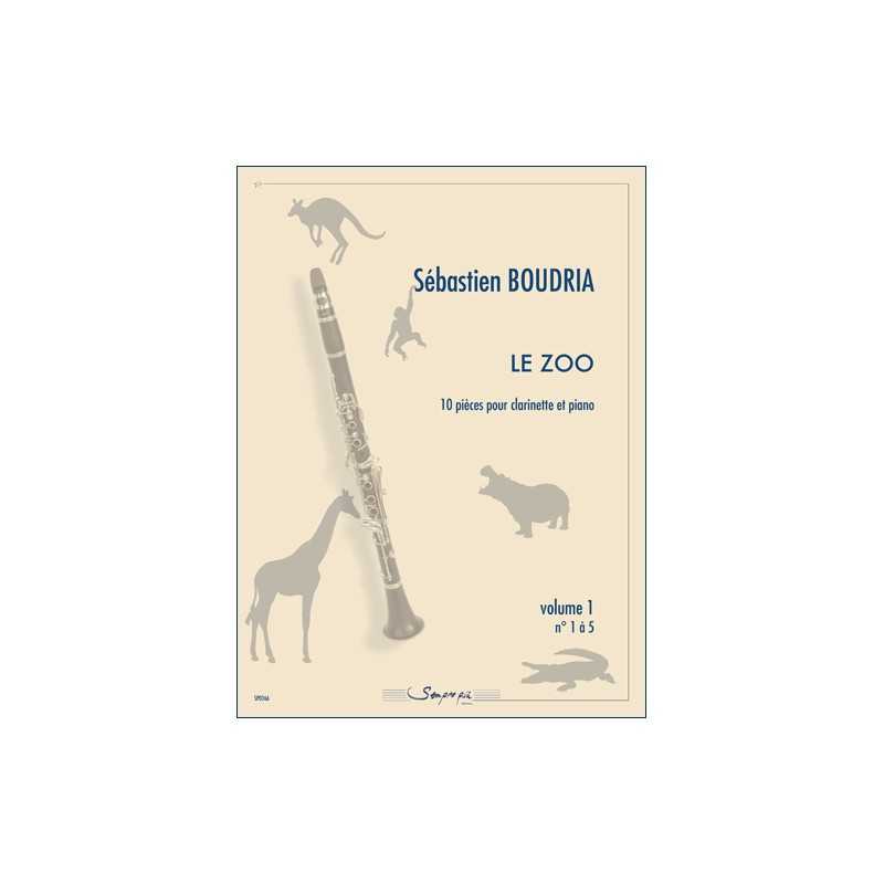 Sheet music LE ZOO VOLUME 1 Sébastien Boudria