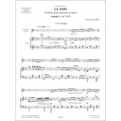 Sheet music LE ZOO VOLUME 1 Sébastien Boudria