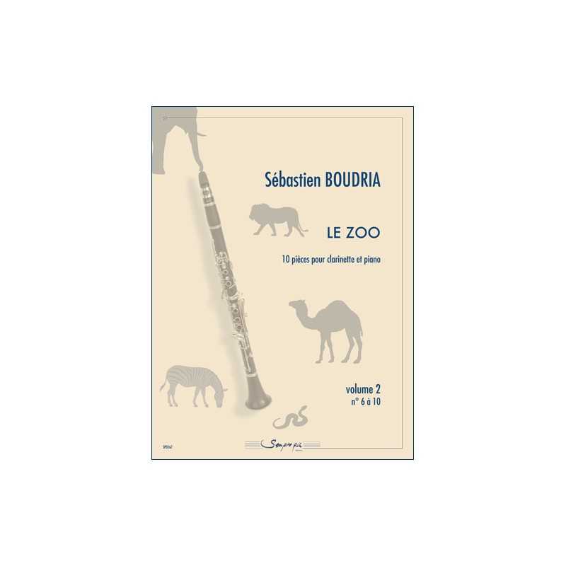 Partition LE ZOO VOLUME 2 Sébastien Boudria