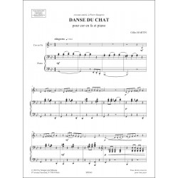 Sheet music DANSE DU CHAT Gilles Martin