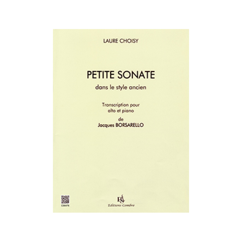 Partition PETITE SONATE DANS LE STYLE ANCIEN Laure CHOISY Jacques BORSARELLO