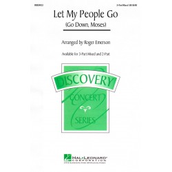 Sheet music LET MY PEOPLE GO (GO DOWN, MOSES) Roger Emerson