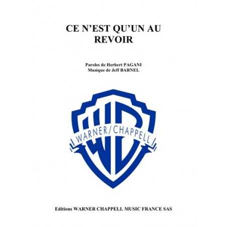 CE N'EST QU'UN AU REVOIR
