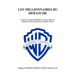 Partition LES MILLIONNAIRES DU DIMANCHE Enrico Macias pdf