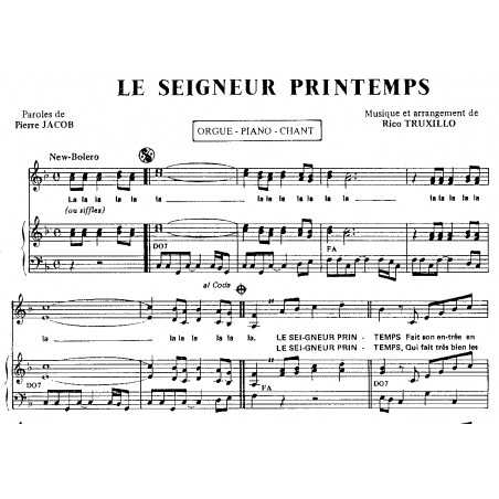 LE SEIGNEUR PRINTEMPS - PLUS BEAU SERA L'ÉTÉ