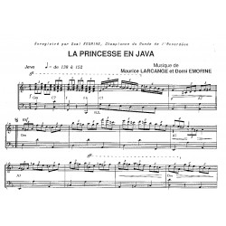 Sheet music LA PRINCESSE EN JAVA