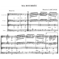 Partition MA BOURRÉE