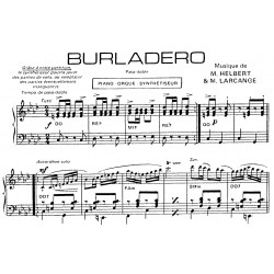 Sheet music BURLADERO
