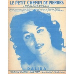 Sheet music LE PETIT CHEMIN DE PIERRE (SCALINATELLA) Dalida