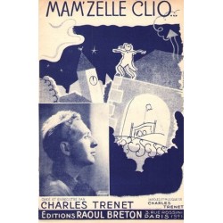 Partition MAM'ZELLE CLIO Charles Trenet