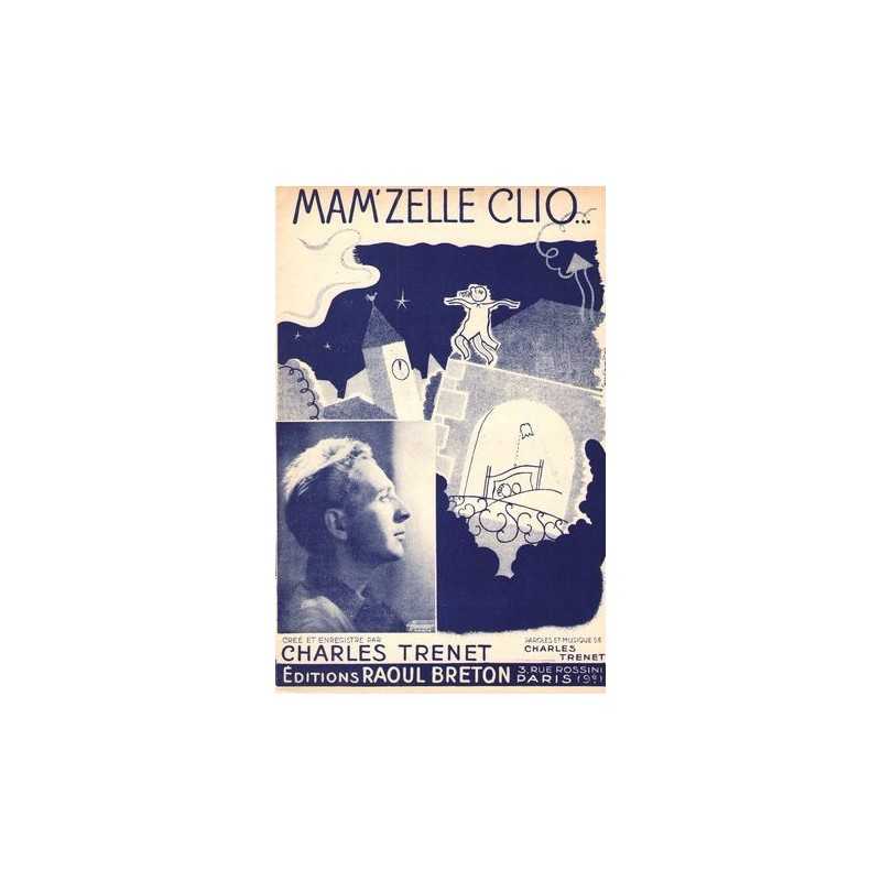 Partition MAM'ZELLE CLIO Charles Trenet