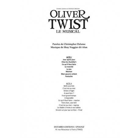 OLIVER TWIST LE MUSICAL (INTÉGRAL)