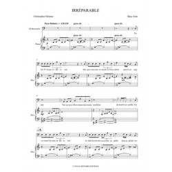 Sheet music IRRÉPARABLE Oliver Twist