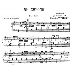 Sheet music AL CAPONE Jo PRIVAT