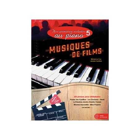 MES PREMIÈRES MÉLODIES AU PIANO VOL.5 - MUSIQUES DE FILMS (+CD)