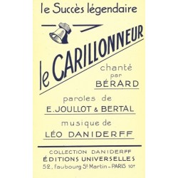 Sheet music LE CARILLONNEUR Berard