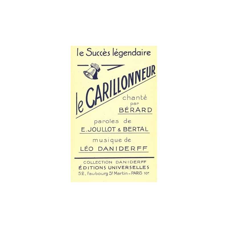 Sheet music LE CARILLONNEUR Berard
