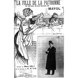 Sheet music LA FILLE DE LA PATRONNE Félix Mayol