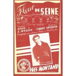 Sheet music FLEUR DE SEINE Yves Montand