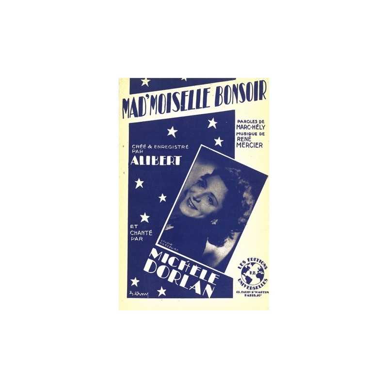 Sheet music MAD'MOISELLE BONSOIR Alibert Michèle Dorlan