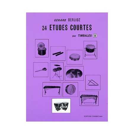 24 ÉTUDES COURTES POUR TIMBALES - VOL.H