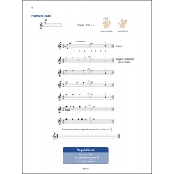Sheet music MÉTHODE DE FLÛTE VOLUME 1 Philippe Lesgourgues