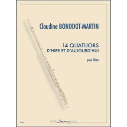 Sheet music 14 QUATUORS D'HIER ET D'AUJOURD'HUI Claudine Bonodot-Martin
