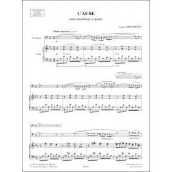 Sheet music L'AUBE Josiane Diefferding